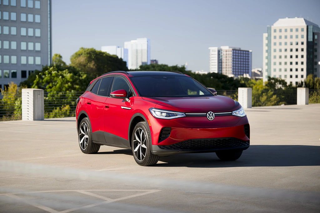Volkswagen EVs in motion